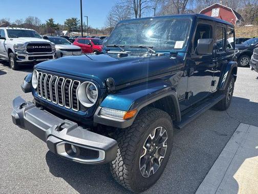 Fathom Blue Pearlcoat 2025 Jeep Wrangler 4-Door Sahara 4x4