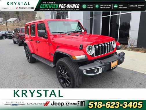 Firecracker Red Clearcoat 2025 Jeep Wrangler 4xe Sahara