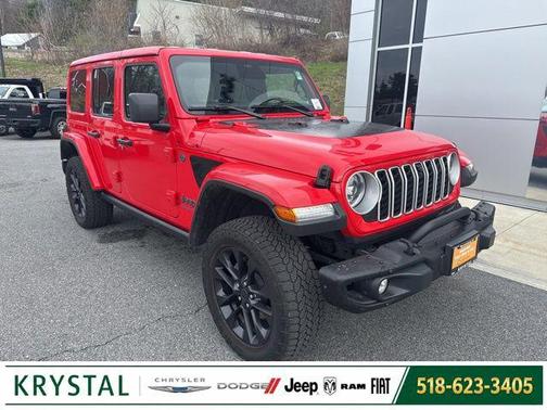 Firecracker Red Clearcoat 2025 Jeep Wrangler 4xe Sahara