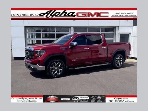 Volcanic Red Tintcoat 2024 GMC Sierra 1500 SLT