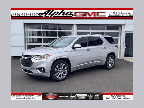 Silver Ice Metallic 2021 Chevrolet Traverse Premier