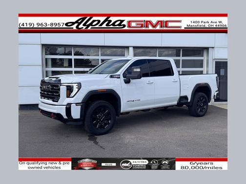Summit White 2025 GMC Sierra 2500 AT4