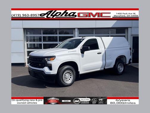 Summit White 2023 Chevrolet Silverado 1500 WT