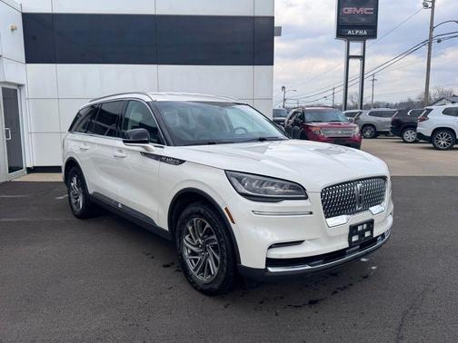 Pristine White Metallic Tri-Coat 2023 Lincoln Aviator Standard AWD