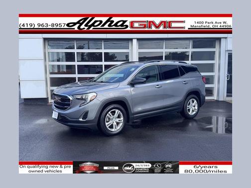 Satin Steel Metallic 2018 GMC Terrain SLE