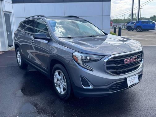 Satin Steel Metallic 2018 GMC Terrain SLE