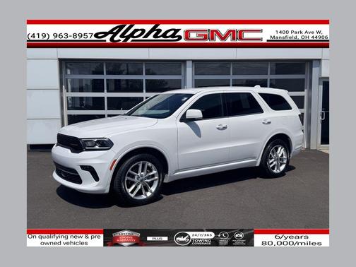White Knuckle Clearcoat 2022 Dodge Durango GT Plus