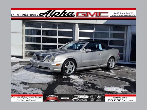 Brilliant Silver Metallic 2002 Mercedes-Benz CLK-Class 430 Cabriolet