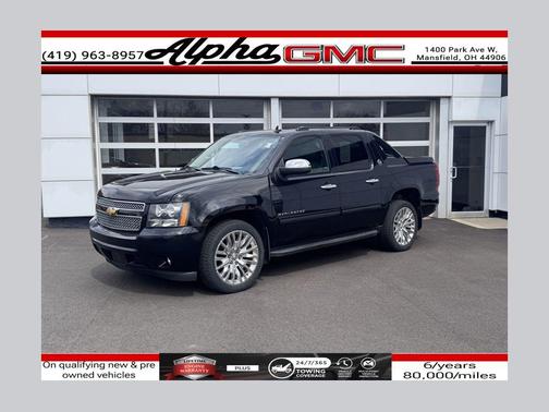 Black 2013 Chevrolet Avalanche LT