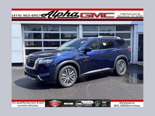 Deep Ocean Blue Pearl 2024 Nissan Pathfinder SL