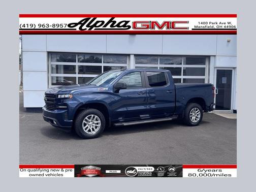 Blue Metallic 2020 Chevrolet Silverado 1500 RST