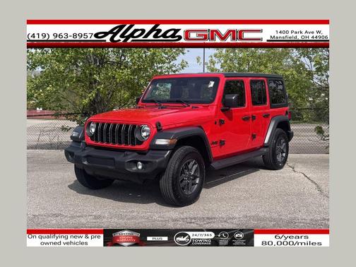 Firecracker Red Clearcoat 2024 Jeep Wrangler Sport S