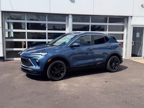 Ocean Blue Metallic 2025 Buick Encore GX Sport Touring