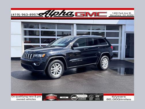 Diamond Black Crystal Pearlcoat 2017 Jeep Grand Cherokee Laredo