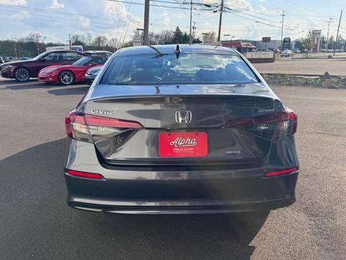 Meteorite Gray Metallic 2025 Honda Civic Hybrid Sport