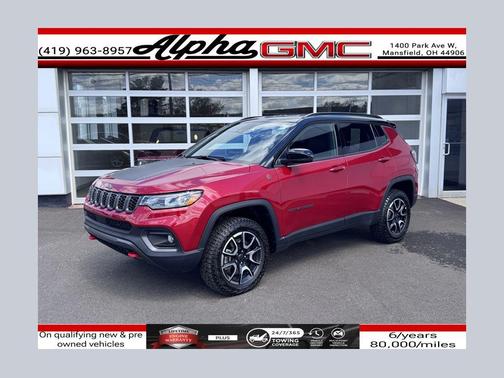 Red Hot Pearlcoat 2025 Jeep Compass Trailhawk