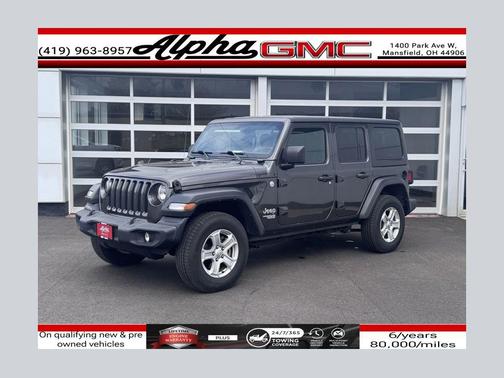 Granite Crystal Metallic Clearcoat 2019 Jeep Wrangler Unlimited Sport