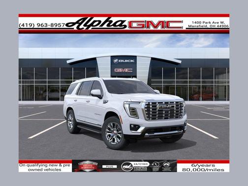 Glacier White Tricoat 2026 GMC Yukon Denali