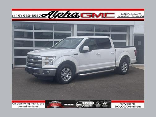 White Platinum Clearcoat Metallic 2017 Ford F-150 Lariat