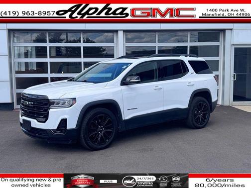 Summit White 2023 GMC Acadia AWD SLT