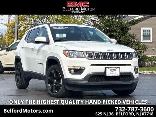 White Clearcoat 2019 Jeep Compass Latitude
