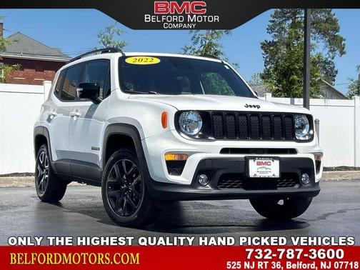 Alpine White Clearcoat 2022 Jeep Renegade Altitude