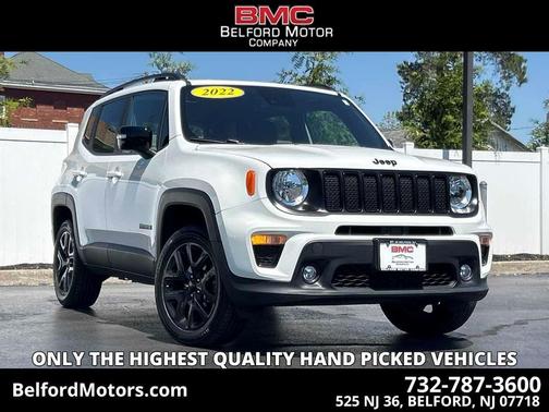 Alpine White Clearcoat 2022 Jeep Renegade Altitude