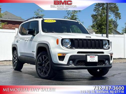Alpine White Clearcoat 2022 Jeep Renegade Altitude