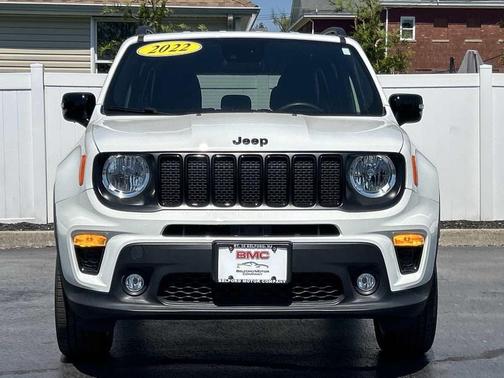 Alpine White Clearcoat 2022 Jeep Renegade Altitude