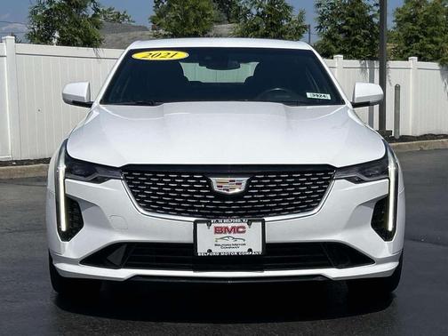 Summit White 2021 Cadillac CT4 Premium Luxury