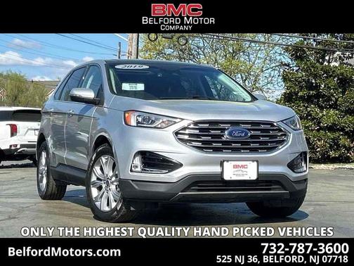 Ingot Silver Metallic 2019 Ford Edge Titanium
