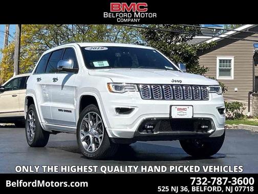 Bright White Clearcoat 2019 Jeep Grand Cherokee Overland