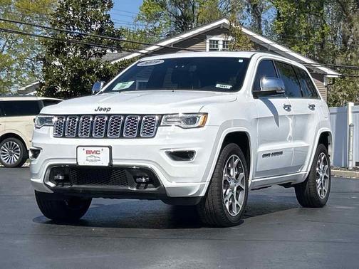 Bright White Clearcoat 2019 Jeep Grand Cherokee Overland