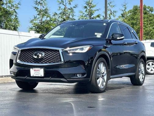 Black Obsidian 2022 INFINITI QX50 LUXE AWD