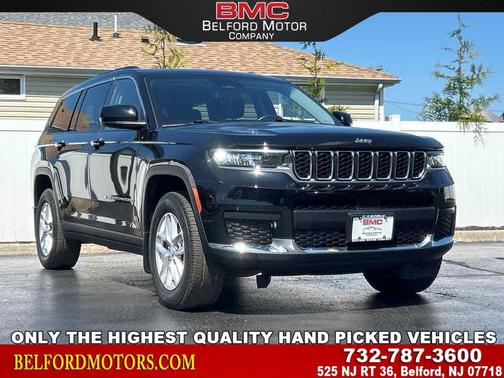 Diamond Black Crystal Pearlcoat 2021 Jeep Grand Cherokee L Laredo