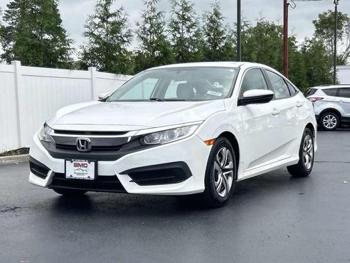 Taffeta White 2017 Honda Civic LX