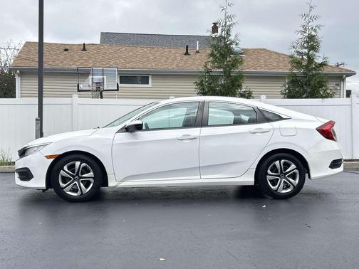 Taffeta White 2017 Honda Civic LX