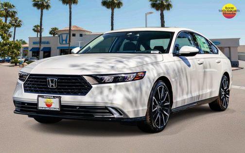 Platinum White Pearl 2026 Honda Accord Hybrid Touring