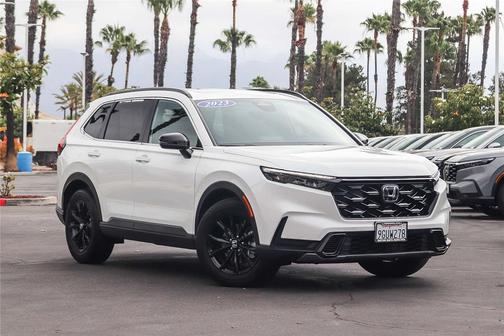 Platinum White Pearl 2023 Honda CR-V Hybrid Sport FWD