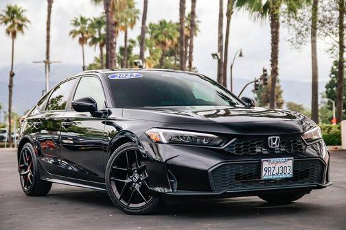 Crystal Black Pearl 2025 Honda Civic Sport