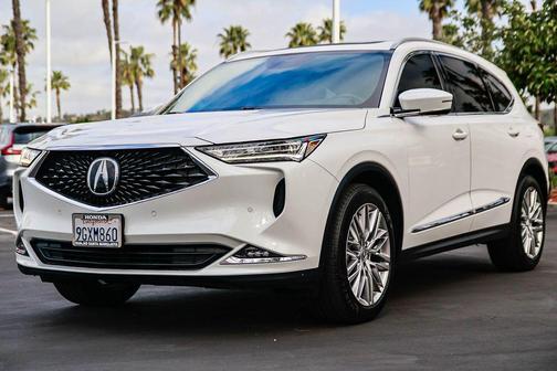 Platinum White Pearl 2023 Acura MDX Advance Package