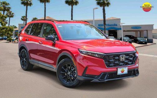Radiant Red Metallic 2026 Honda CR-V Hybrid Sport-L FWD