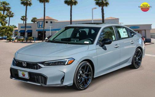 Urban Gray Pearl 2026 Honda Civic Hybrid Sport