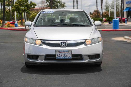 Alabaster Silver Metallic 2010 Honda Civic LX