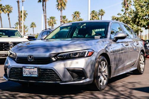 Lunar Silver Metallic 2023 Honda Civic LX