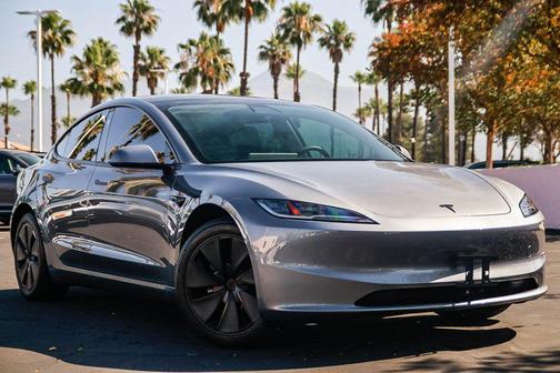 Stealth Grey 2025 Tesla Model 3 Long Range