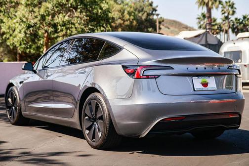 Stealth Grey 2025 Tesla Model 3 Long Range