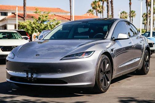 Stealth Grey 2025 Tesla Model 3 Long Range