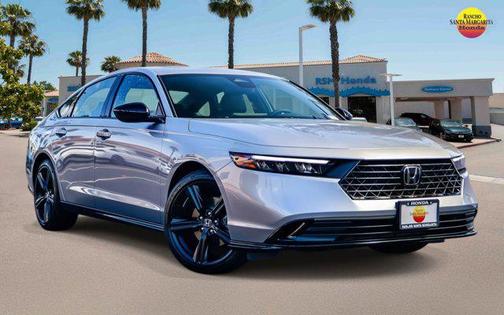 Solar Silver Metallic 2026 Honda Accord Hybrid Sport-L