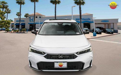 Platinum White Pearl 2026 Honda Civic Hybrid Sport